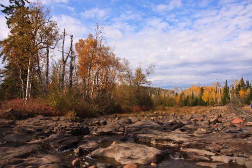 Fall along the Temperance River